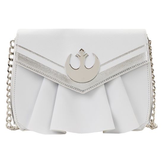 Star Wars: Princess Leia White Cosplay Chain Strap Loungefly Crossbody Bag