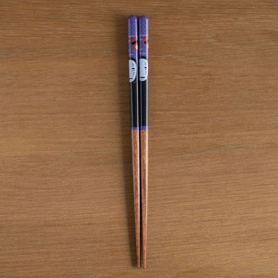 Studio Ghibli: Spirited Away No Face & Lantern Lacquered Chopsticks (21cm) Preorder