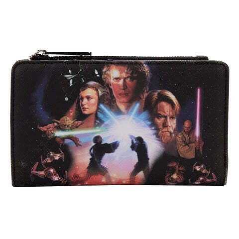 Loungefly Star Wars: Prequel Trilogy Flap Wallet Preorder