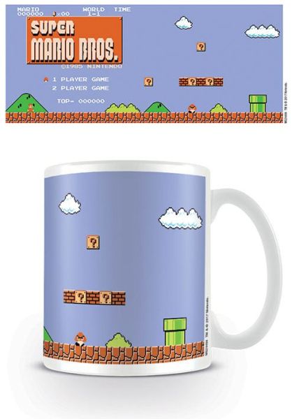 Super Mario Bros.: Retro Title Mug