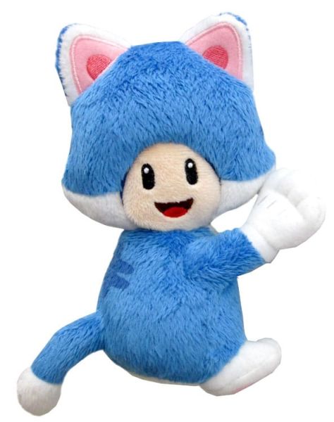Super Mario: Figura de peluche con imán de sapo gato (15 cm)