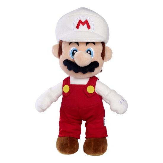 Super Mario: Feuer Mario pluche figuur (30 cm) Voorbestellen