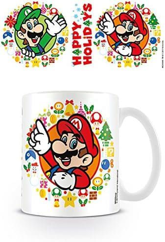 Super Mario: Frohe Feiertage Tasse