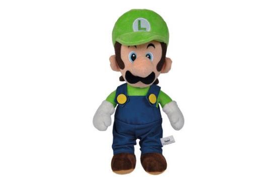 Super Mario: Figura de peluche Luigi (30 cm)