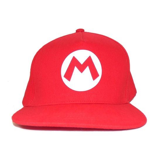 Super Mario: Reserva de gorra snapback con insignia de Mario
