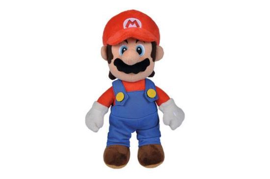 Super Mario : Figurine en peluche Mario (30 cm) Précommande