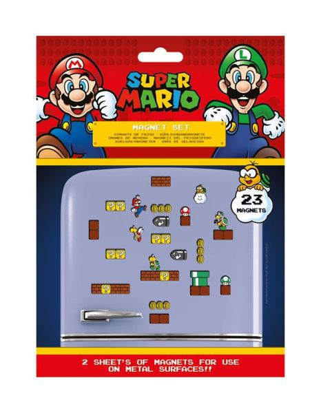 Super Mario : Aimants de réfrigérateur du Royaume Champignon