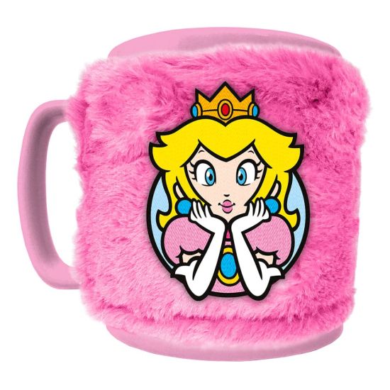 Super Mario: Princess Peach Fuzzy Mug Preorder