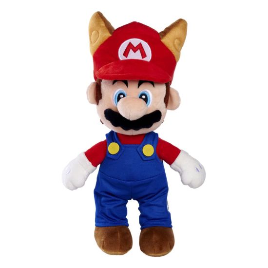Super Mario : Figurine en peluche Tanuki Mario (30 cm) Précommande