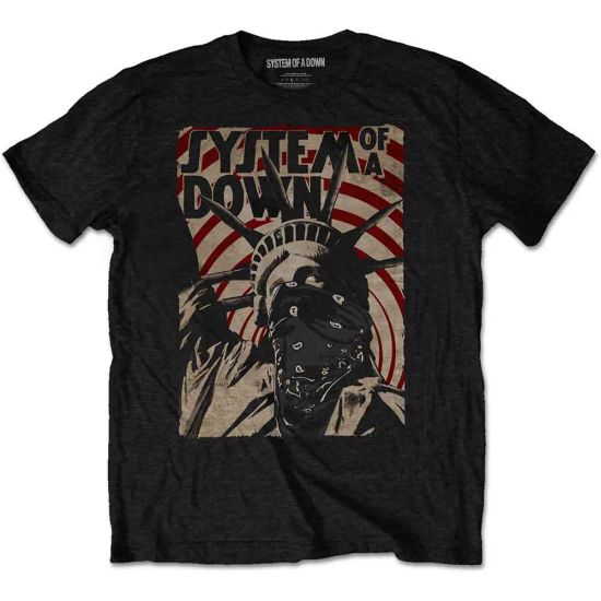 System Of A Down: Liberty Bandit - Black T-Shirt