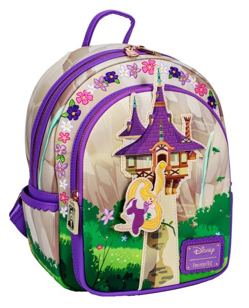 Loungefly Tangled: Rapunzel Swinging From Tower Mini Backpack