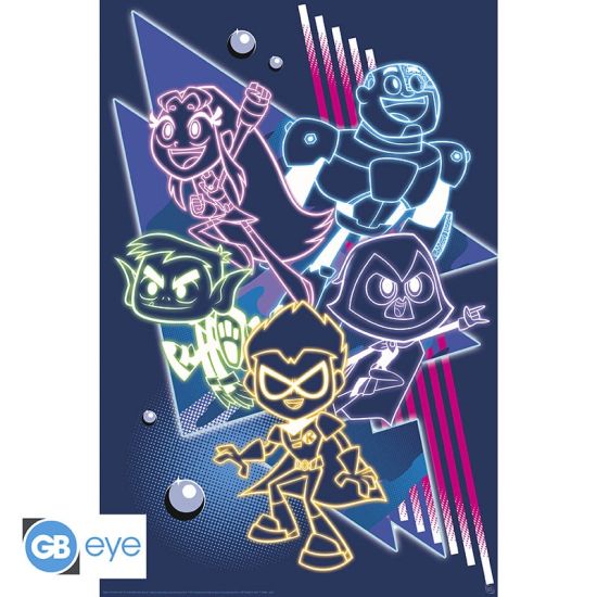 Teen Titans: Neon Titans Poster (91.5x61cm) Preorder