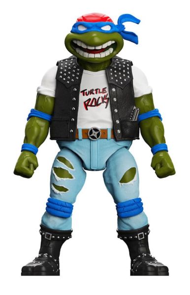 Teenage Mutant Ninja Turtles : Figurine d'action Classic Rocker Leo Ultimates (18 cm) Précommande