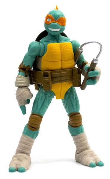 Tortugas Ninja mutantes adolescentes: Figura de acción Michelangelo BST AXN (IDW Comics) (13 cm)