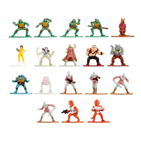 Teenage Mutant Ninja Turtles : Nano Metalfigs Diecast Mini Figures 18-Pack Wave 2 (4 cm) Précommande