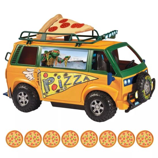 Tortugas Ninja: Pizzafire Van Mutant Mayhem Vehicle (20 cm) Reserva