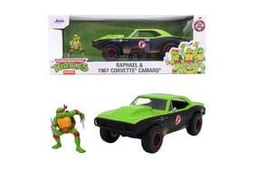 Teenage Mutant Ninja Turtles: Raphael Diecast Model 1/24 Chevy Camaro Pre-order