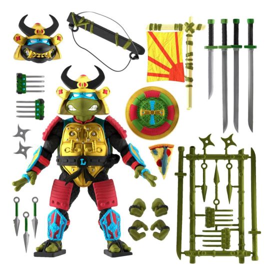 Teenage Mutant Ninja Turtles Ultimates : Figurine d'action Léo le samouraï des égouts (18 cm) Précommande