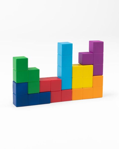Tetris : précommande de balle anti-stress Tetriminos colorée