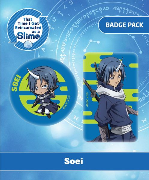 That Time I Got Reincarnated as a Slime: Soei Pin Badges 2-Pack Preorder