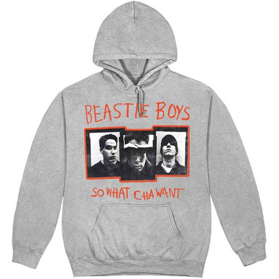 The Beastie Boys: Entonces, ¿qué quiere Cha? - Gris Sudadera con capucha