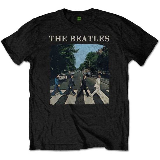 The Beatles: Abbey Road & Logo - Black T-Shirt