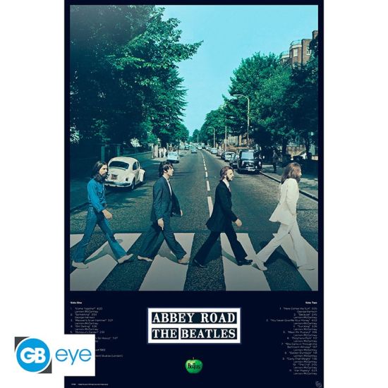 Affiche des Beatles : Abbey Road Tracks (91.5 x 61 cm)