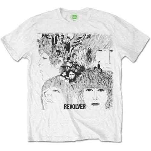 The Beatles: Revolver Album Cover - White T-Shirt