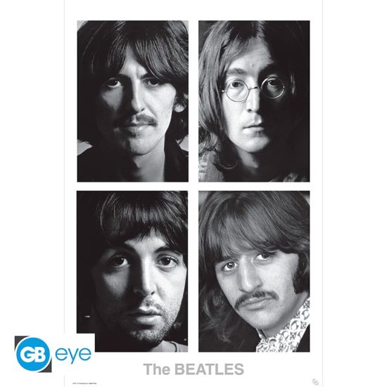 The Beatles: Weißes Albumposter (91.5 x 61 cm)