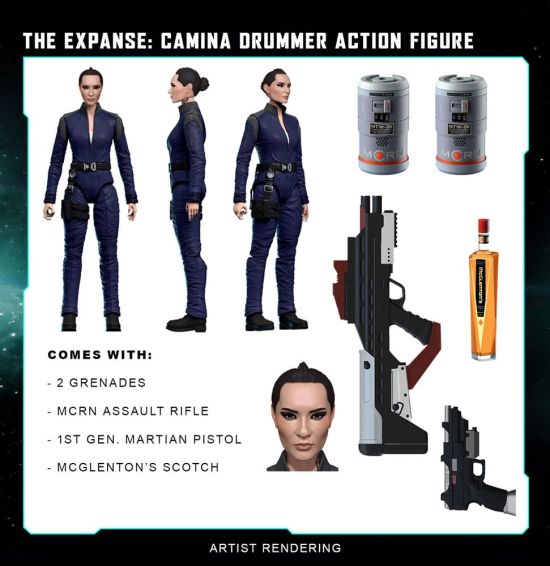 The Expanse: Camina Drummer Action Figure (20cm) Preorder