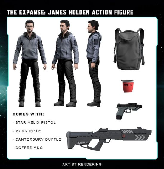 The Expanse: James Holden Action Figure (20cm) Preorder