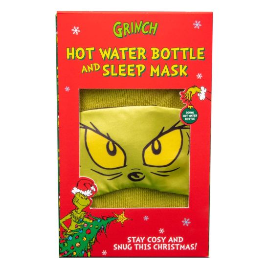 The Grinch: Hot Water Bottle & Sleep Mask Set Preorder