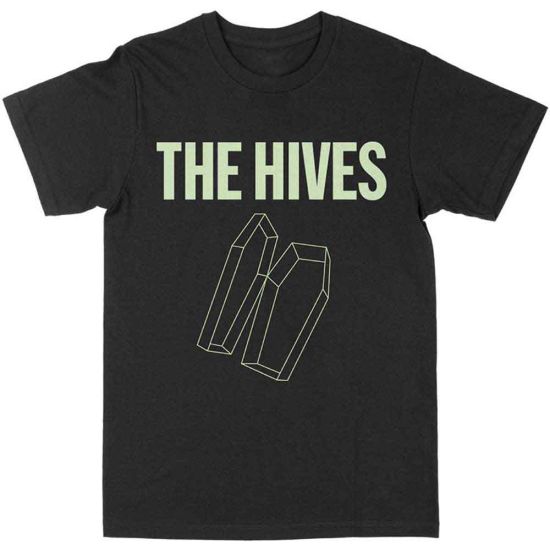 The Hives: Glow-in-the-Dark Coffin (Glow In The Dark) - Black T-Shirt