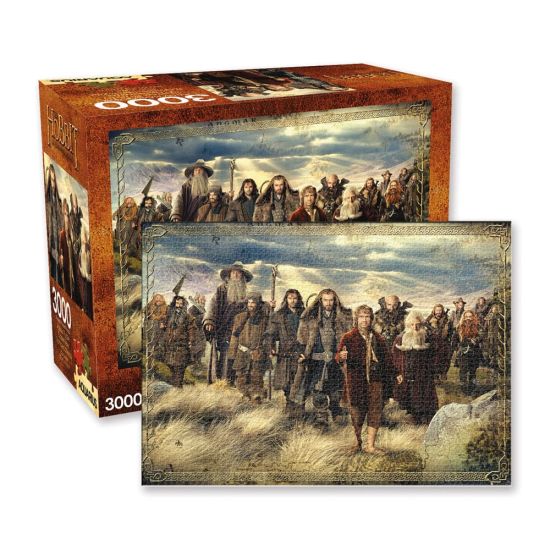 Le Hobbit : Puzzle Carte Un voyage inattendu (3000 pièces) Précommande