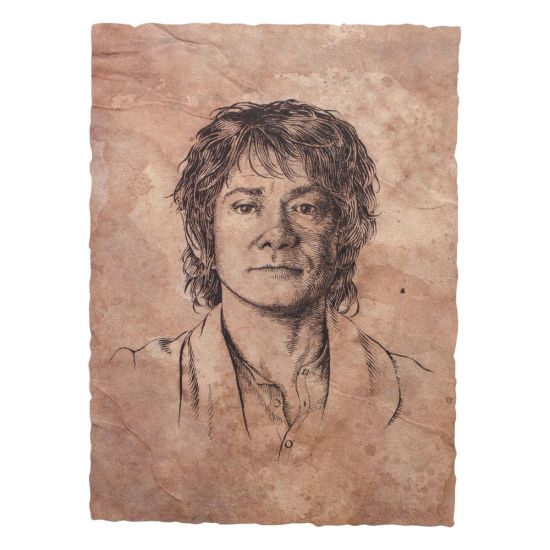 The Hobbit: Portrait of Bilbo Baggins Art Print (21x28cm) Preorder