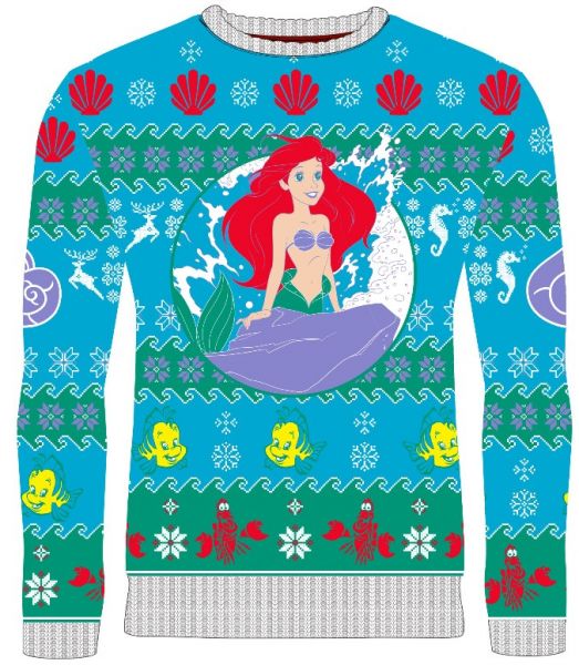 The Little Mermaid: Part Of Your Holidays Ugly Christmas Sweater