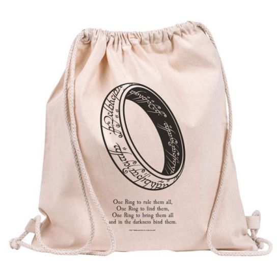 The Lord of The Rings: One Ring Draw String Canvas Eco Bag Preorder