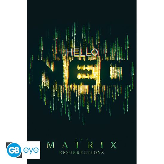 Das Matrix: Hello Neo-Poster (91.5 x 61 cm) vorbestellen