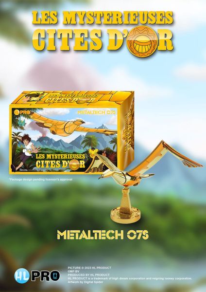 The Mysterious Cities of Gold: The Golden Condor Metaltech 07S Diecast Action Figure (17cm) Preorder