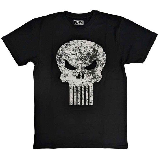 The Punisher : T-shirt avec logo en détresse Punisher