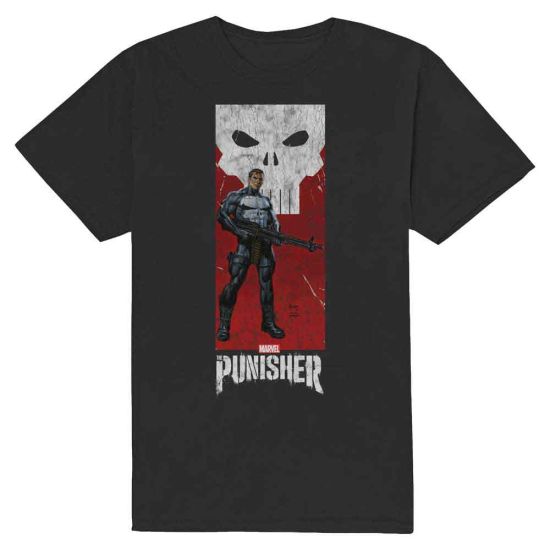 The Punisher : T-shirt Punisher tenant un pistolet