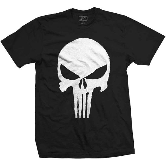 The Punisher : T-shirt Punisher avec crâne déchiqueté