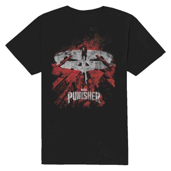 The Punisher : T-shirt Punisher Tanks rouges