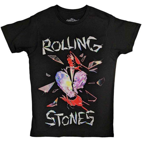 The Rolling Stones: Hackney Diamonds Heart - Black T-Shirt