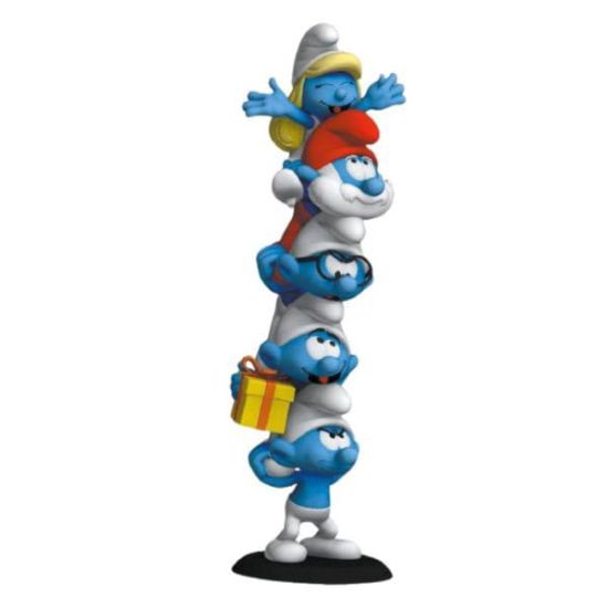The Smurfs: Smurfs Column Polychrome Edition Resin Statue (50cm) Preorder