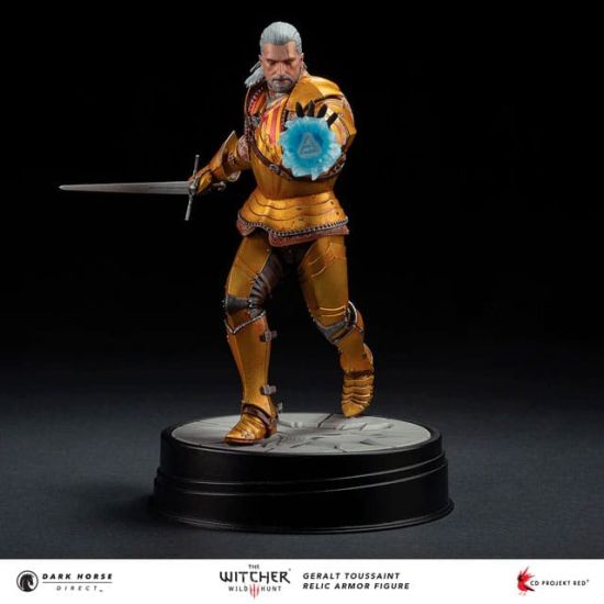 The Witcher 3 : Statue PVC Armure Relique de Geralt Toussaint (20 cm) Précommande