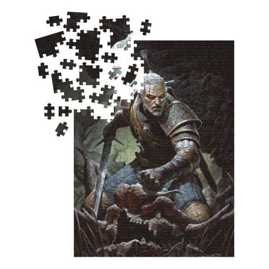 The Witcher 3: Geralt Trophy Puzzle Wild Hunt Vorbestellung