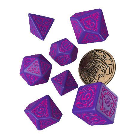 The Witcher: Dandelion The Conqueror of Hearts Dice Set (7)