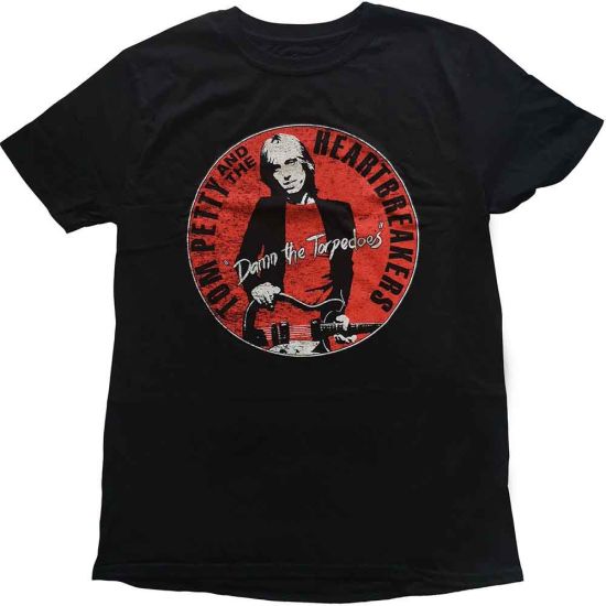 Tom Petty & The Heartbreakers: Damn The Torpedoes - Black T-Shirt