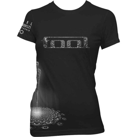 Tool: Spectre Baby Doll (Wrap Around Print, Sleeve Print) - Ladies Black T-Shirt